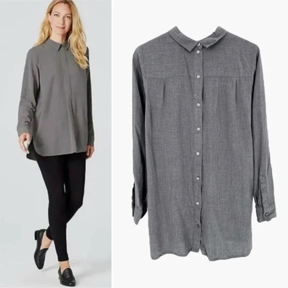 J.Jill Button Back Blouse